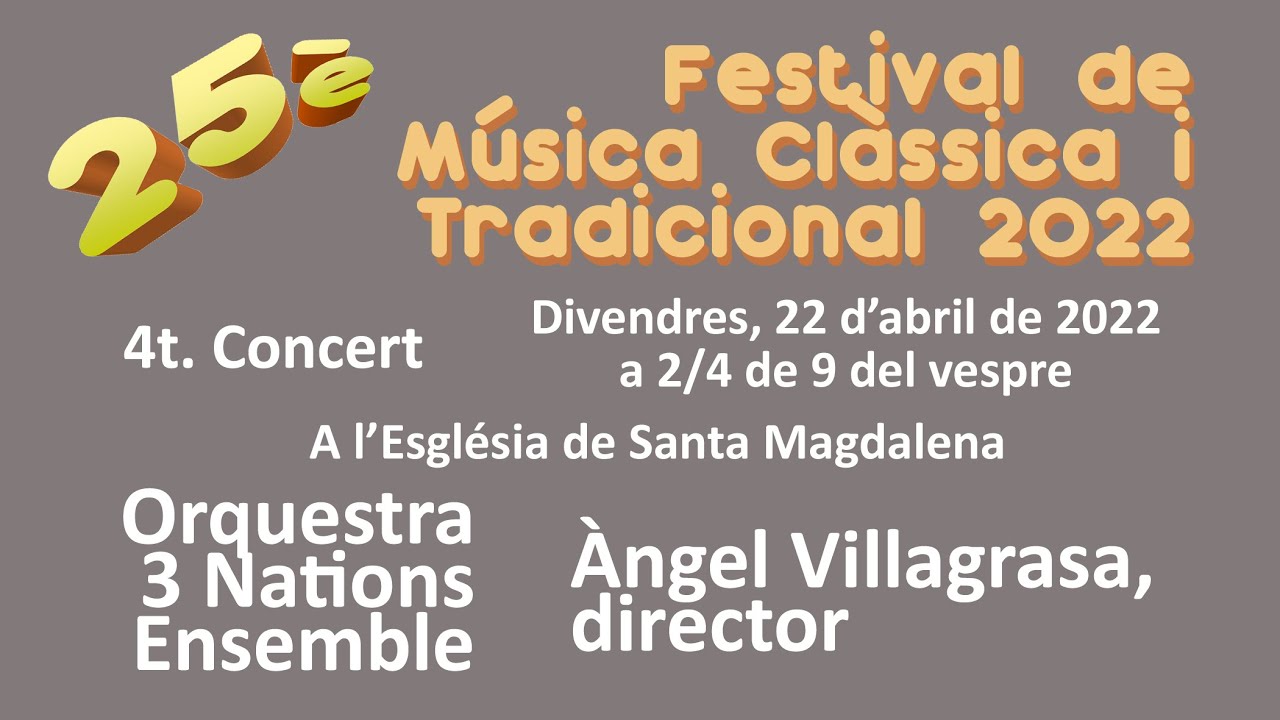 CONCERT 4 2022 Orquestra 3 Nations Ensemble