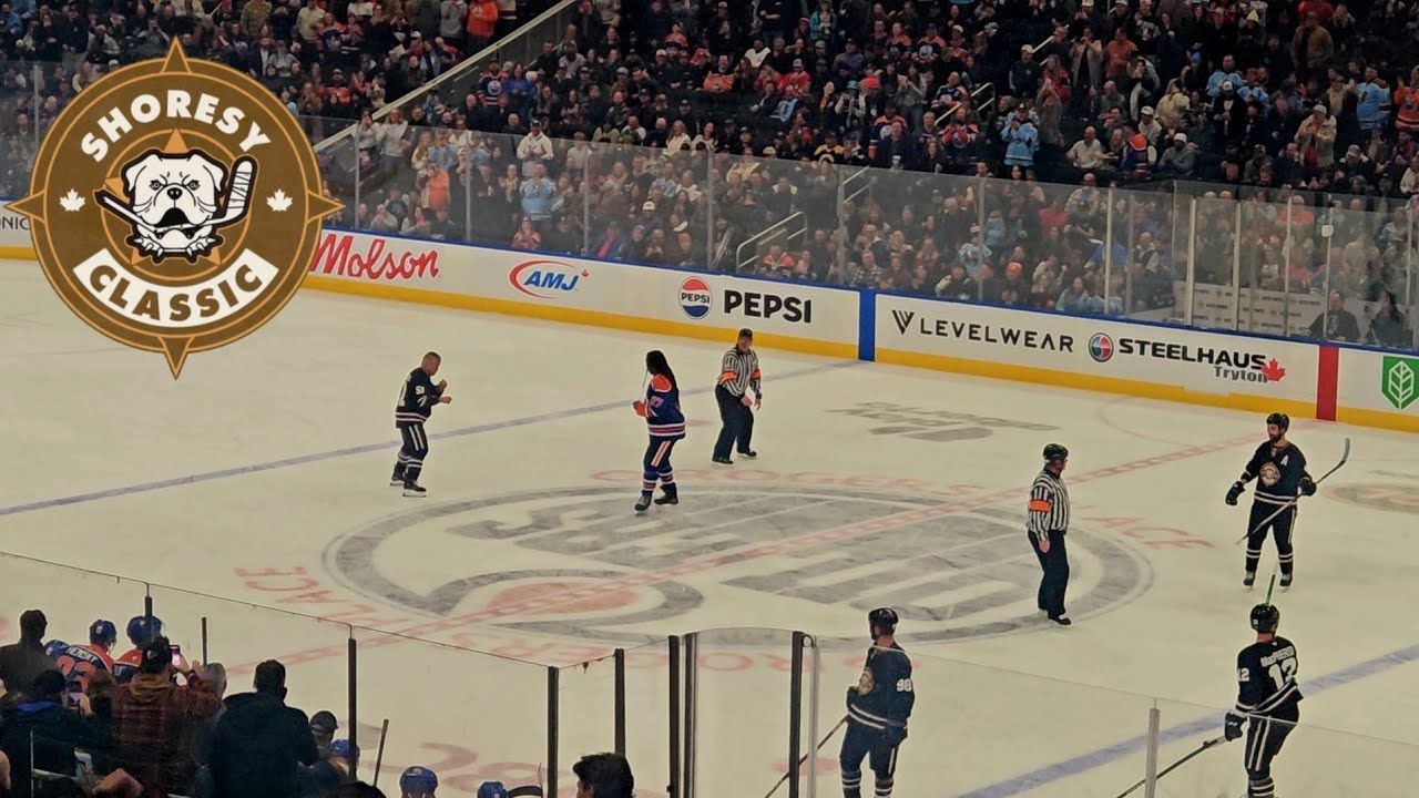 Georges Laraque and Jim Drop The Gloves At The Shoresy Classic In Edmonton- January 2026