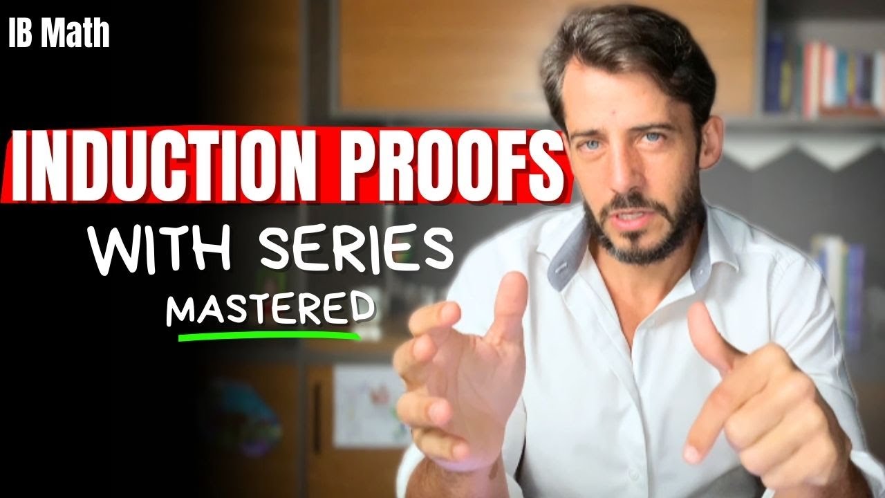 Three induction proof exercises with series for IB Math (full solution)