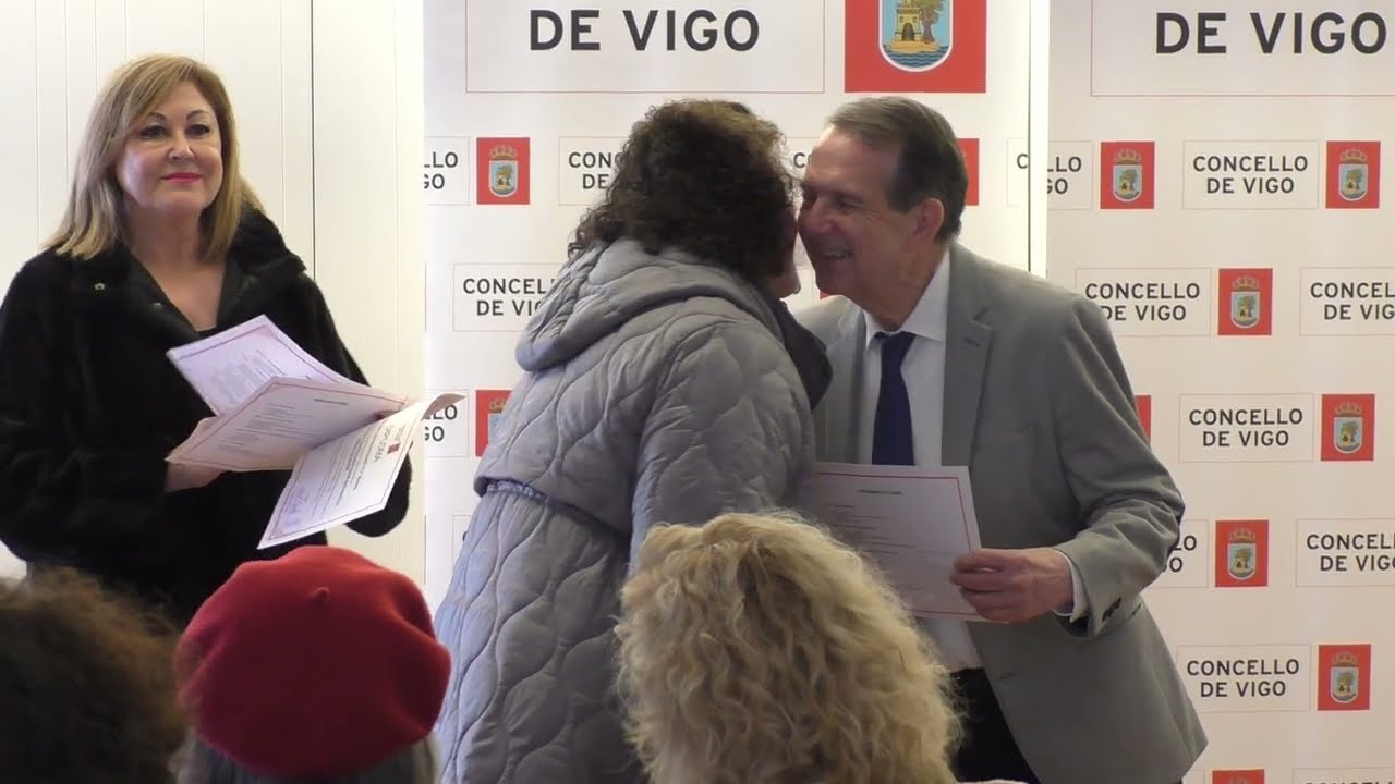 Abel Caballero - Entrega de diplomas do programa municipal de competencias dixitais. Vigo, 13enero26