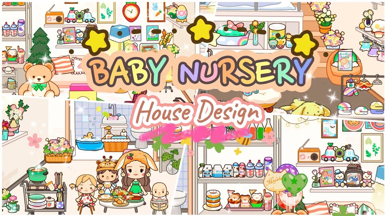 Miga world BABY NURSERY AESTHETIC HOUSE DESIGN | Mae game station