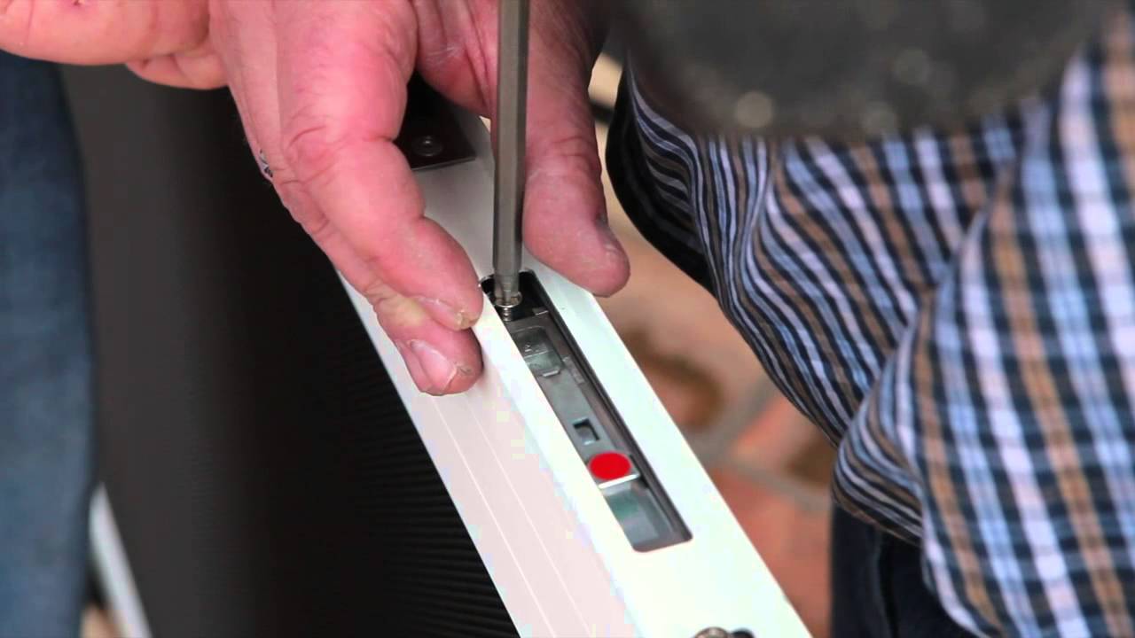 How to install a surface mount double security door