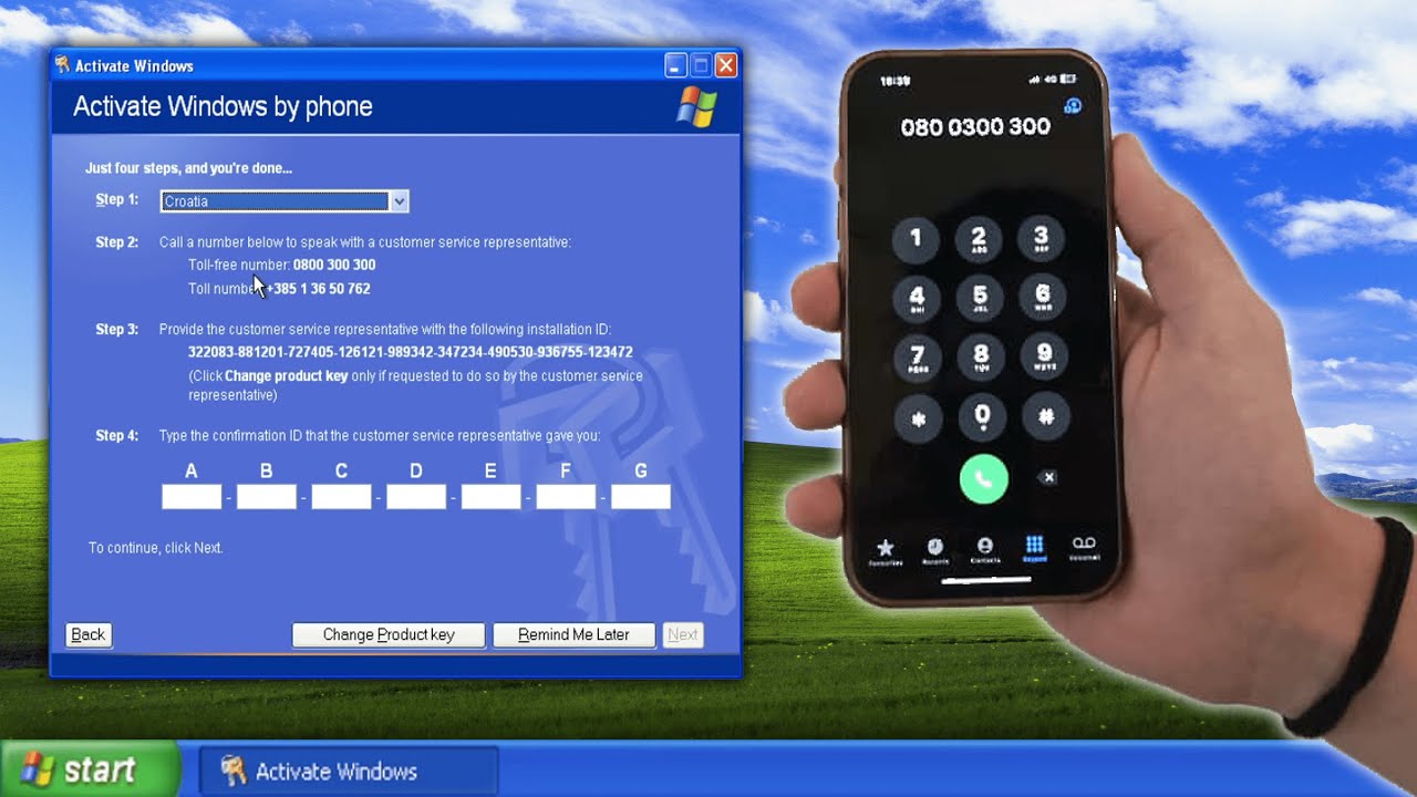 Активация Windows XP по телефону в 2025 году!