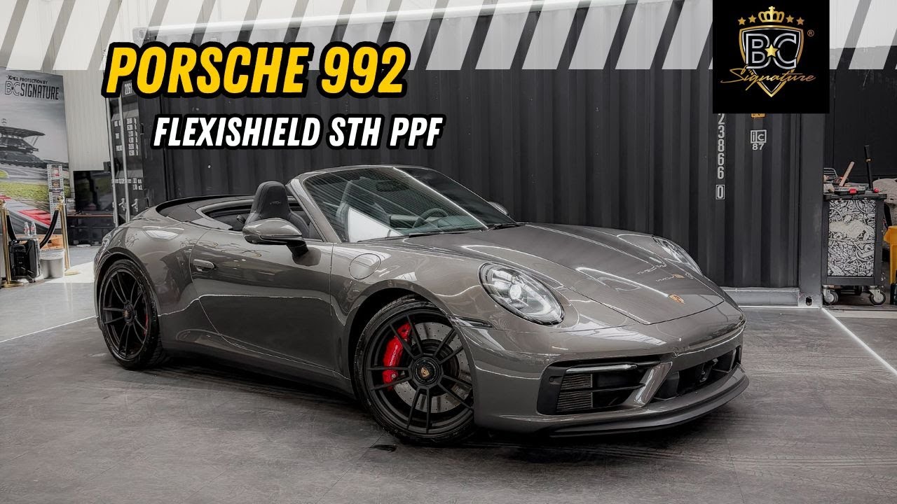 Porsche 992  Flexishield STH carwrap