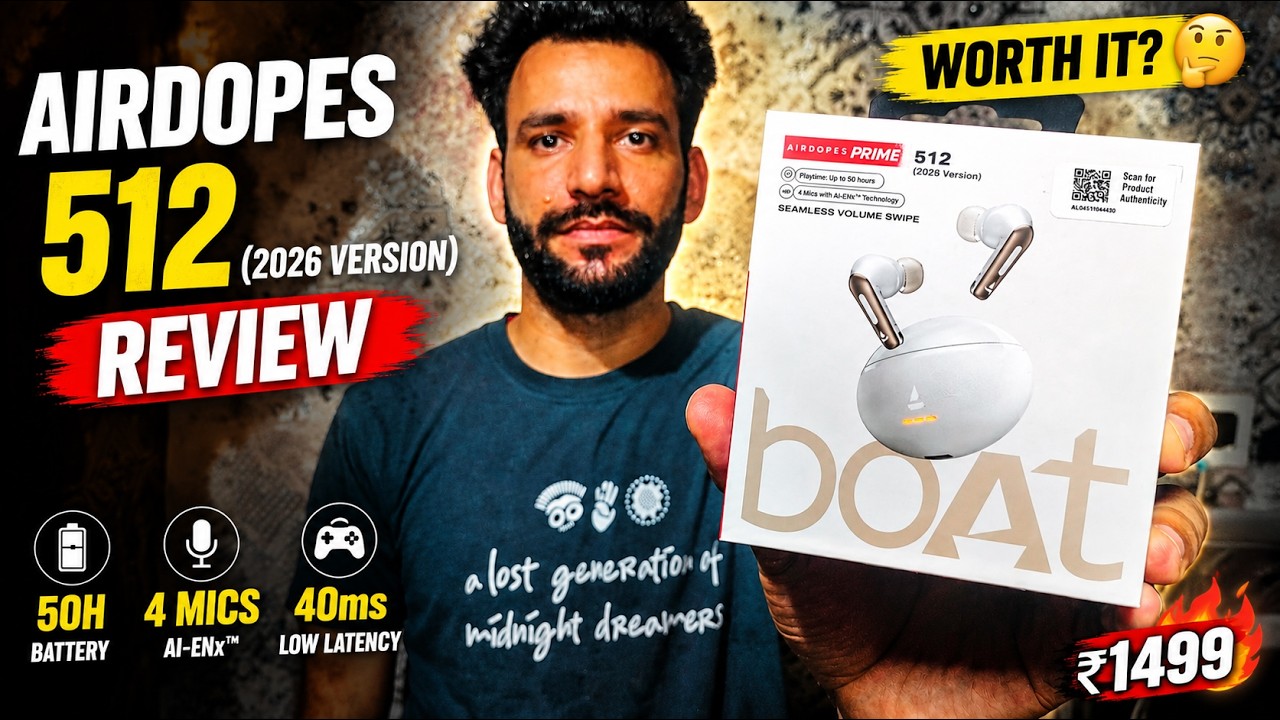 boAt Airdopes 512 Review (2026) | Best boAt Airdopes under 1500?
