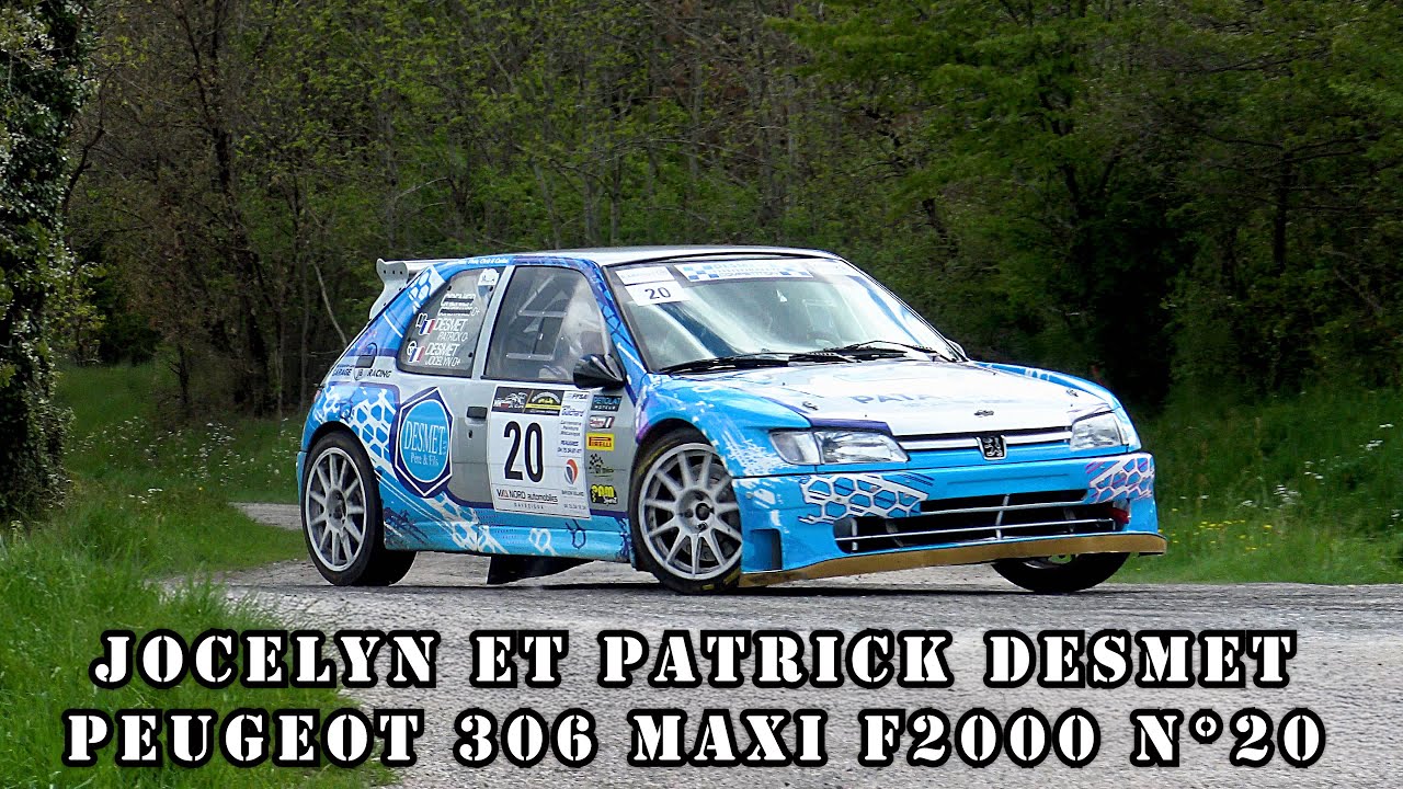 Rallye du Bassin Annonéen 2025 - Peugeot 306 Maxi F2000 N°20 - Jocelyn et Patrick DESMET