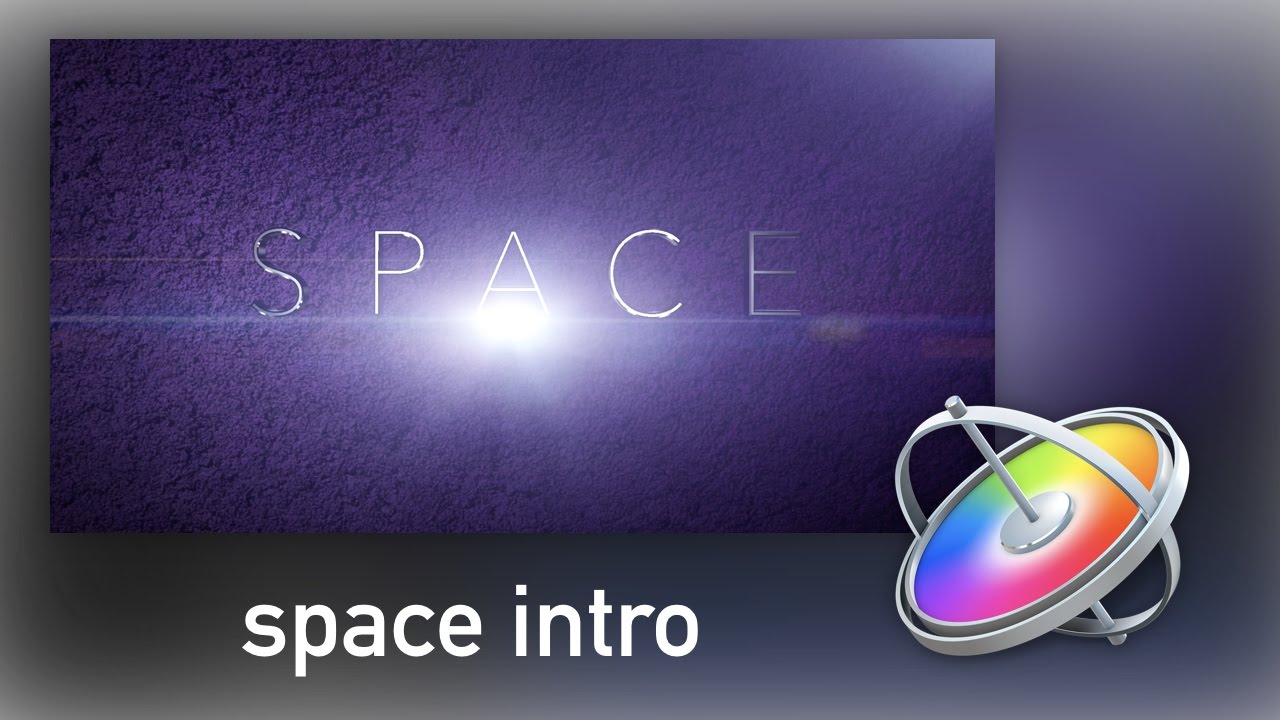How to Create a Space Intro in Motion 5!