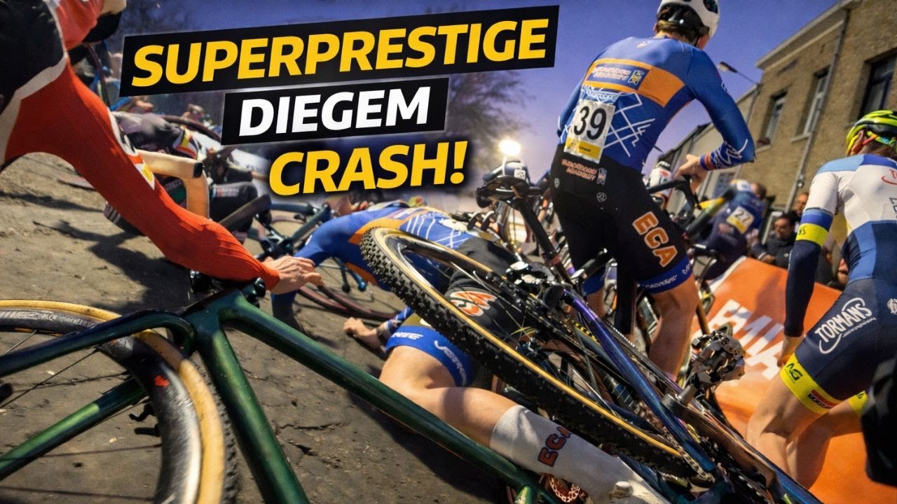 Caught in a Start Crash at Superprestige Diegem | CX POV