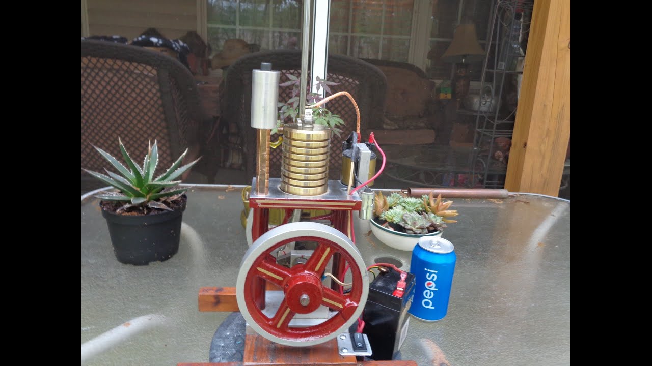 Side valve vertical model engine