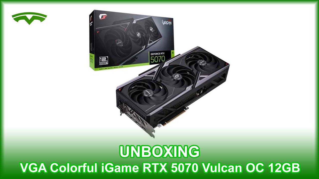 Unbox VGA Colorful iGame RTX 5070 Vulcan OC 12GB | Tech Unboxing