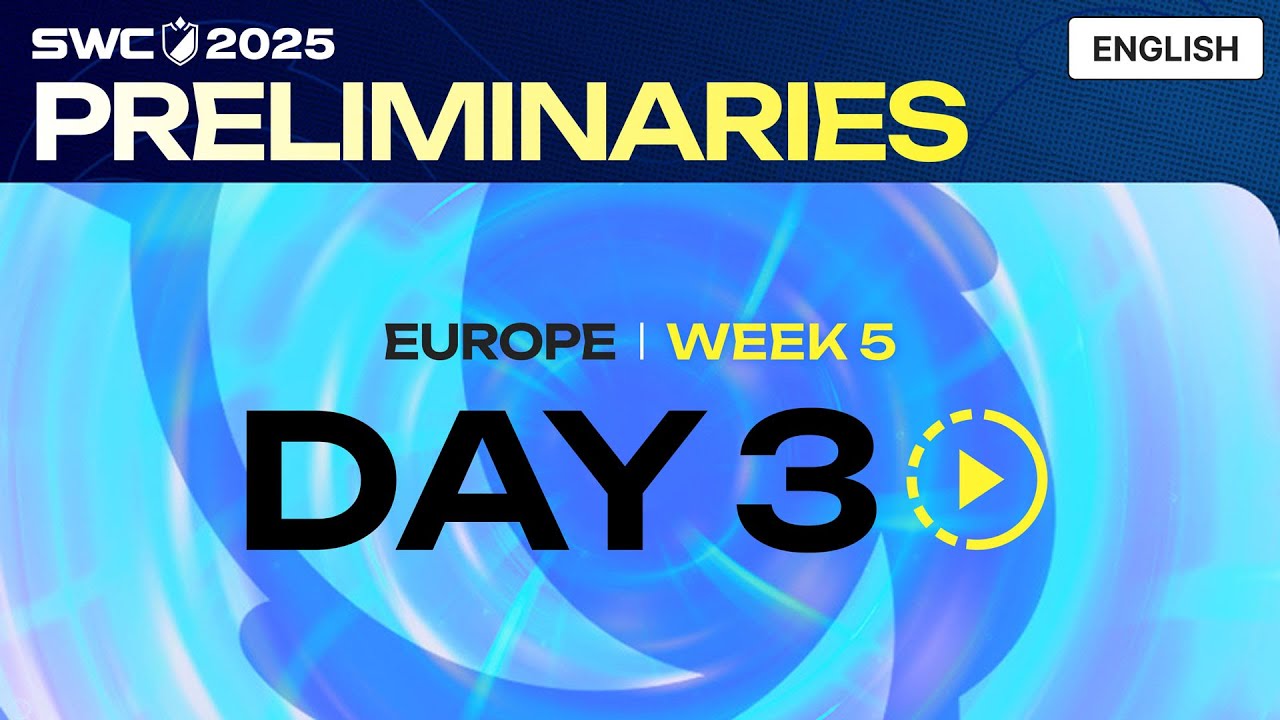 [ENGLISH] SWC2025 Europe Preliminaries Day 3 | Summoners War