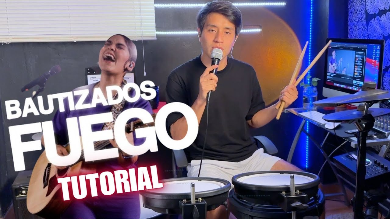 Bautizados en Fuego | Montesanto - TUTORIAL DE BATERIA (Explicado)