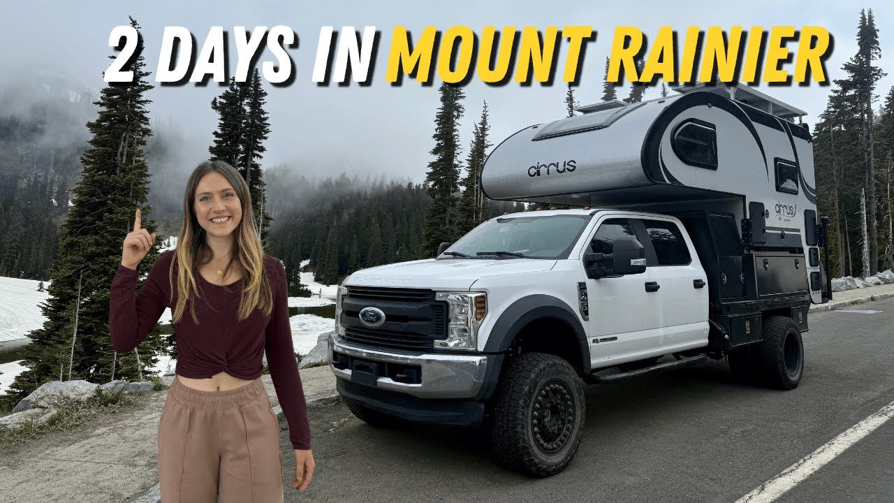 2 Day Road Trip in Mount Rainier National Park | Truck Camping