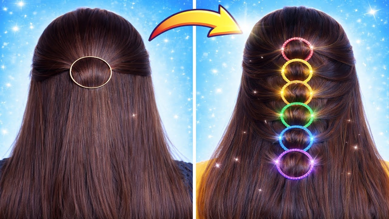 ¡De sencillo a impresionante! 😍 Increíbles trucos para el cabello que te encantarán, por 123 GO! 💫