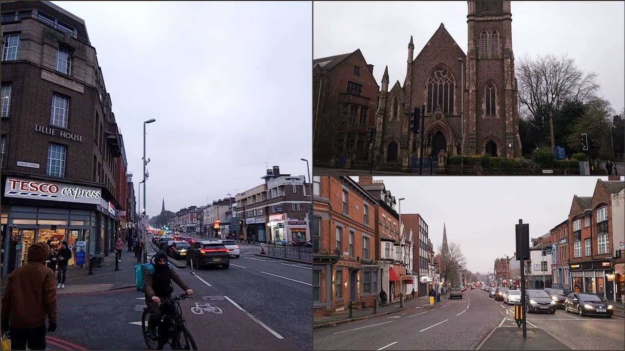 London Road in Leicester