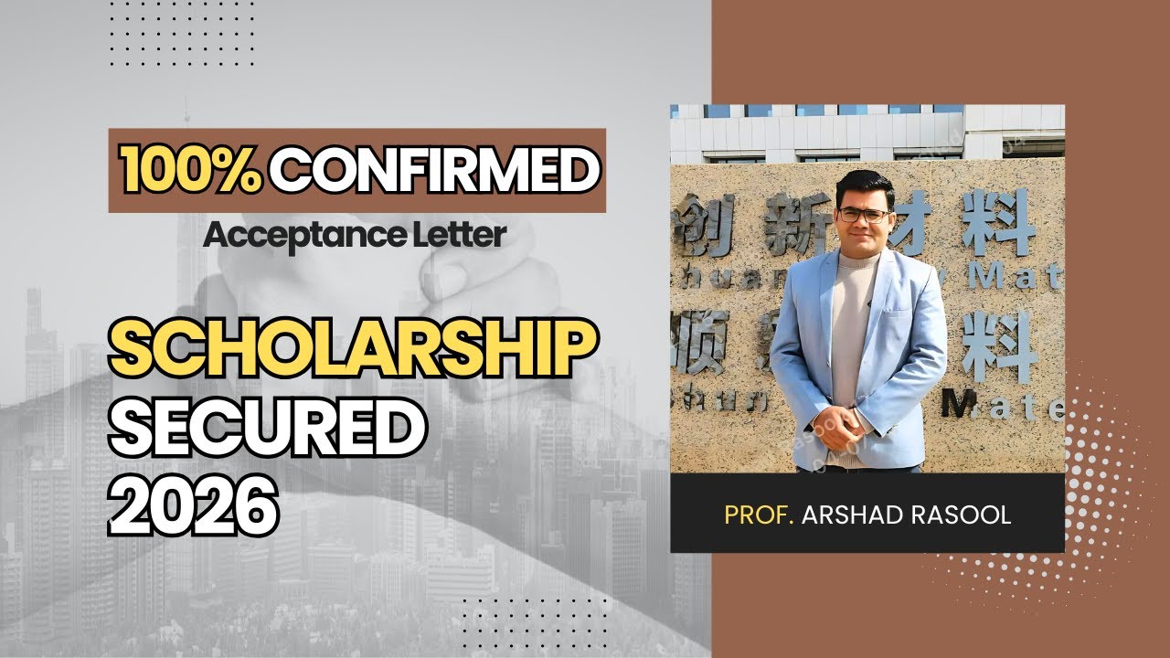 100% Acceptance Letter Guaranteed | Confirm Your 2026 Scholarship Now!