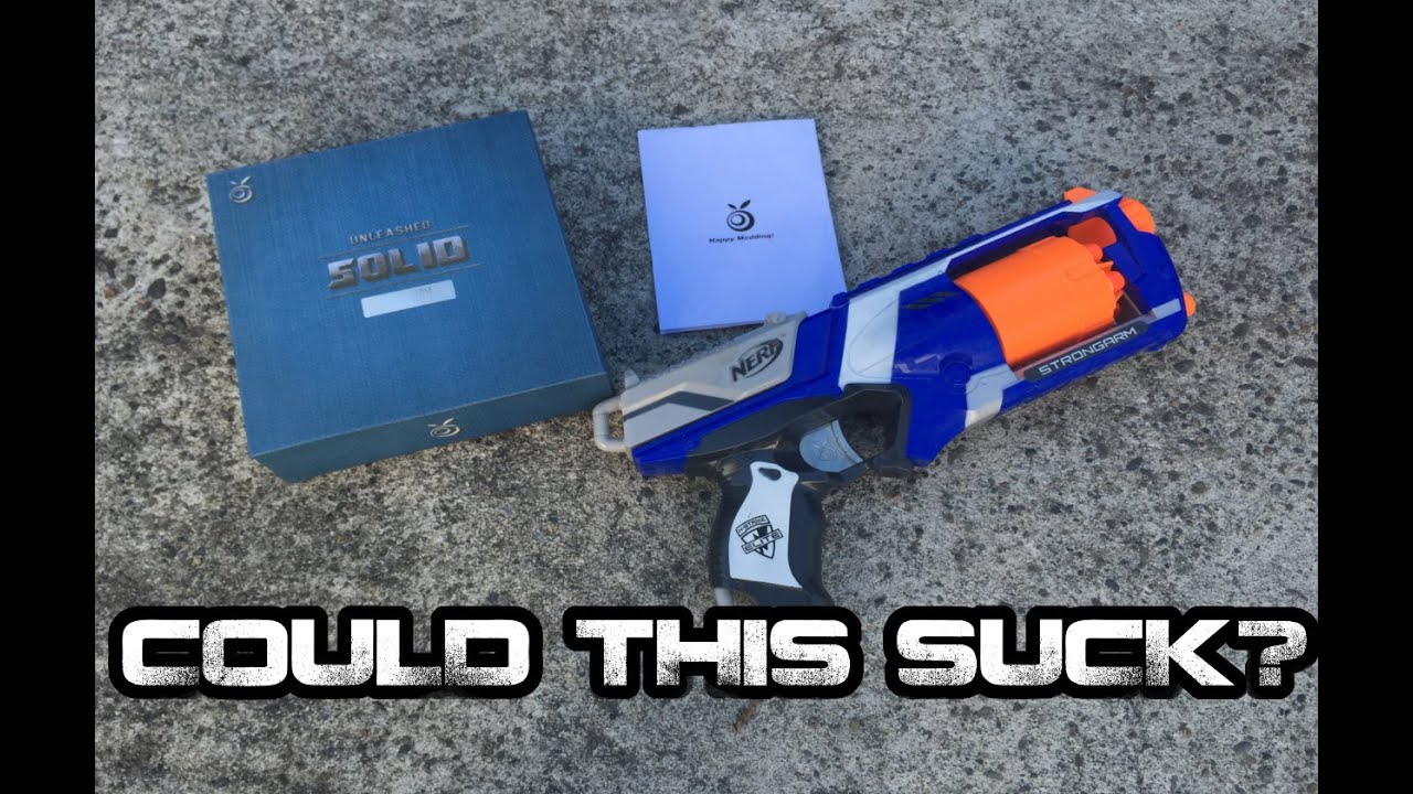 COULD THIS SUCK? - 2016 Orange Mod Works Nerf Strongarm Unleashed Kit | Walcom S7
