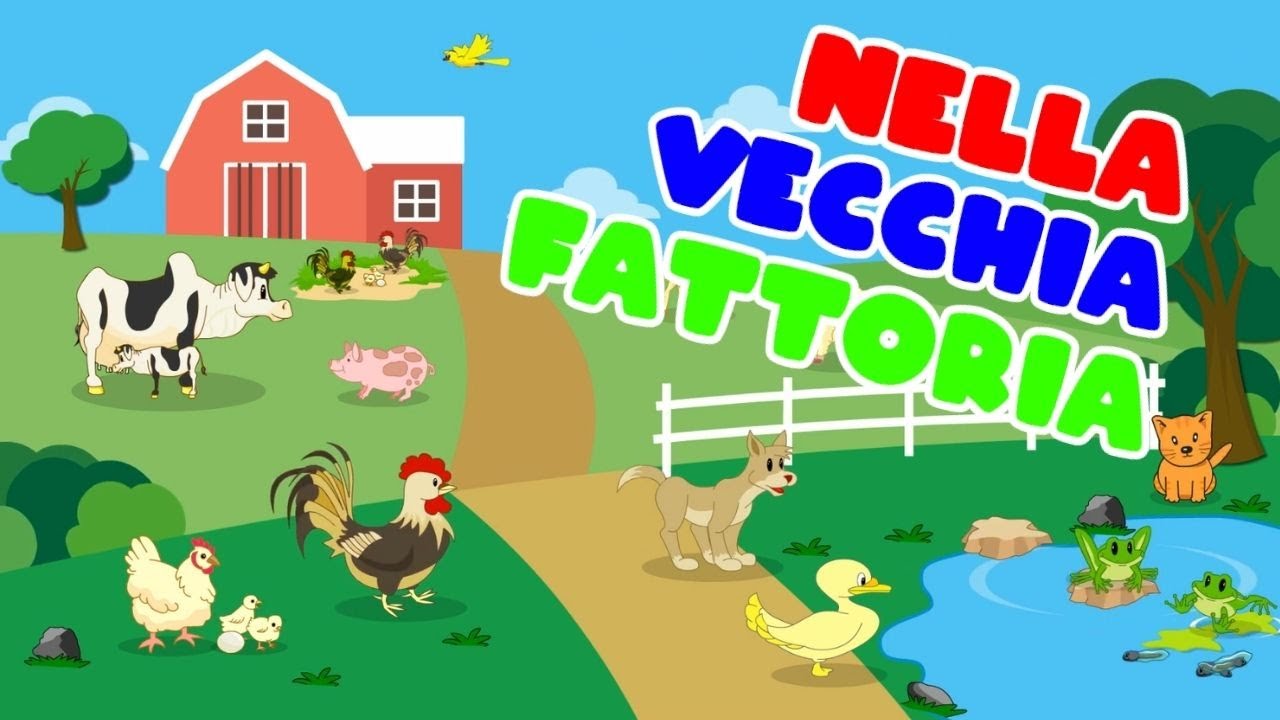 Nella Vecchia Fattoria con testo - Canzoni Per Bambini - Filastrocche Per Bimbi Piccoli