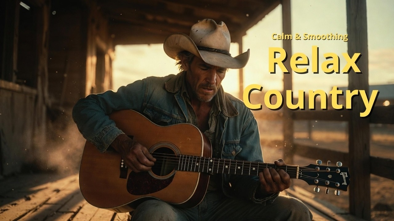 Calm Country Best Relaxing Songs for Work, Study and Coffee Playlist 1