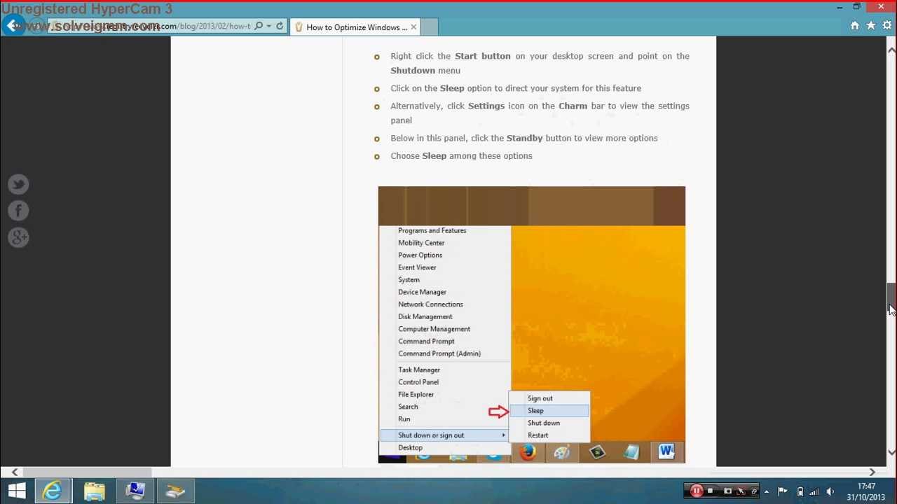 Speed Up Windows 8/Windows 8.1