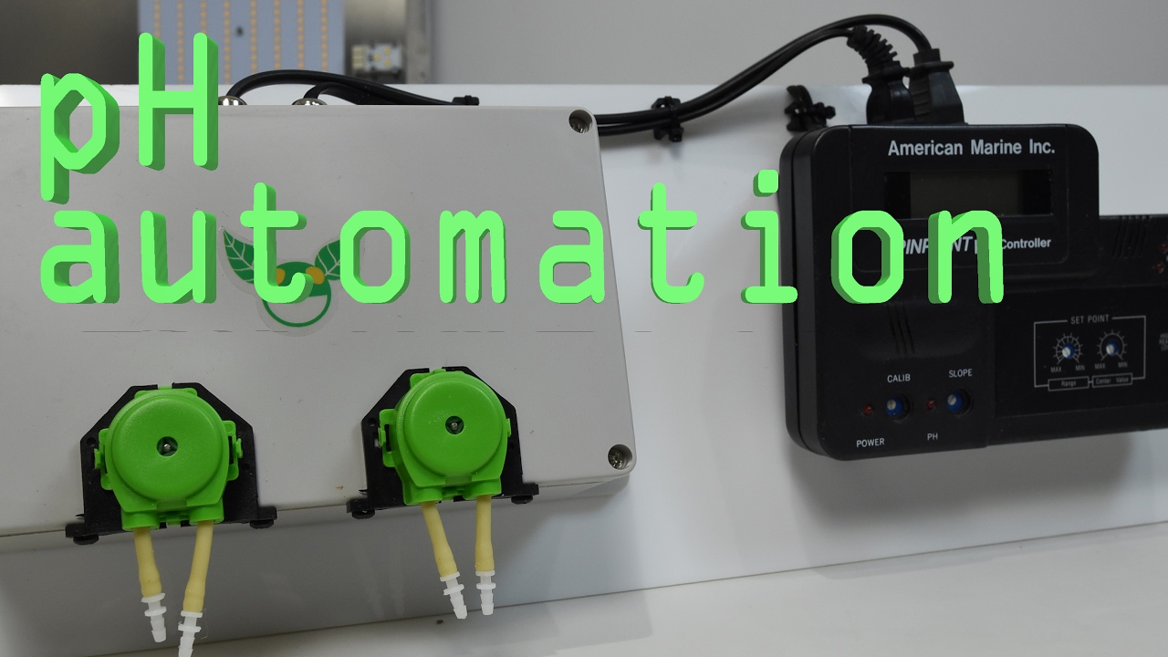 DIY pH automation for hydroponic reservoirs