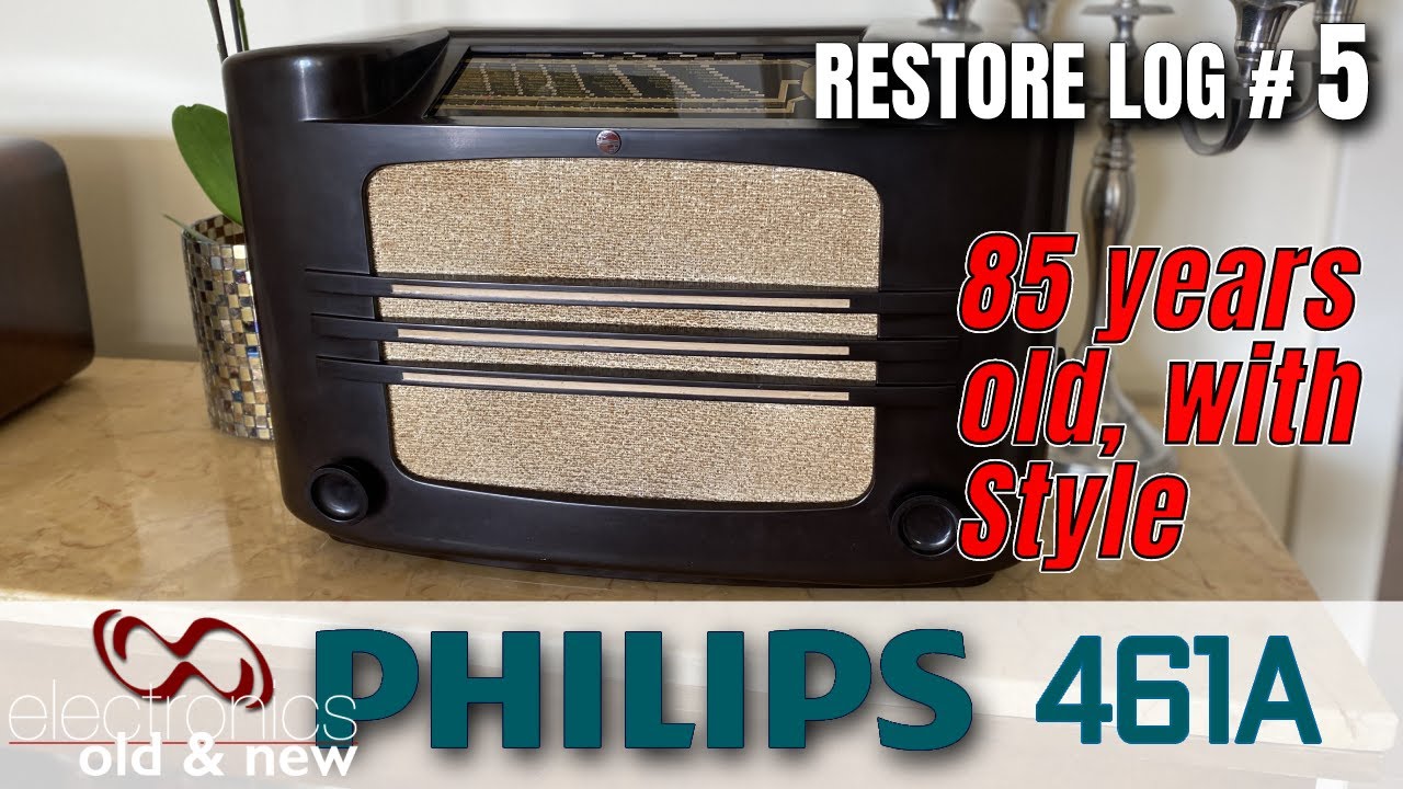 Этому радиоприёмнику 85 лет... и он действительно стильный. Реставрация Philips 461A — часть 5.