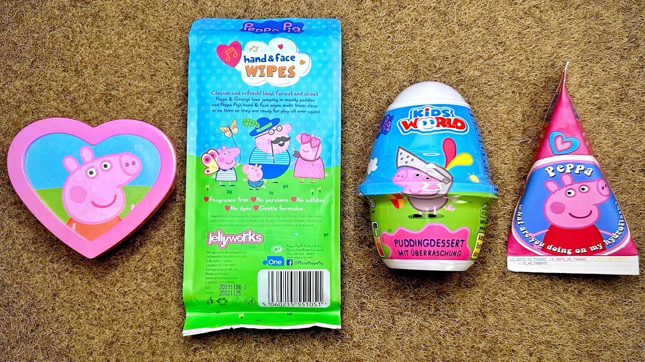 😍 PEPPA PIG satisfying Candy ASMR 😍 Funny Sweets and Toys Opening