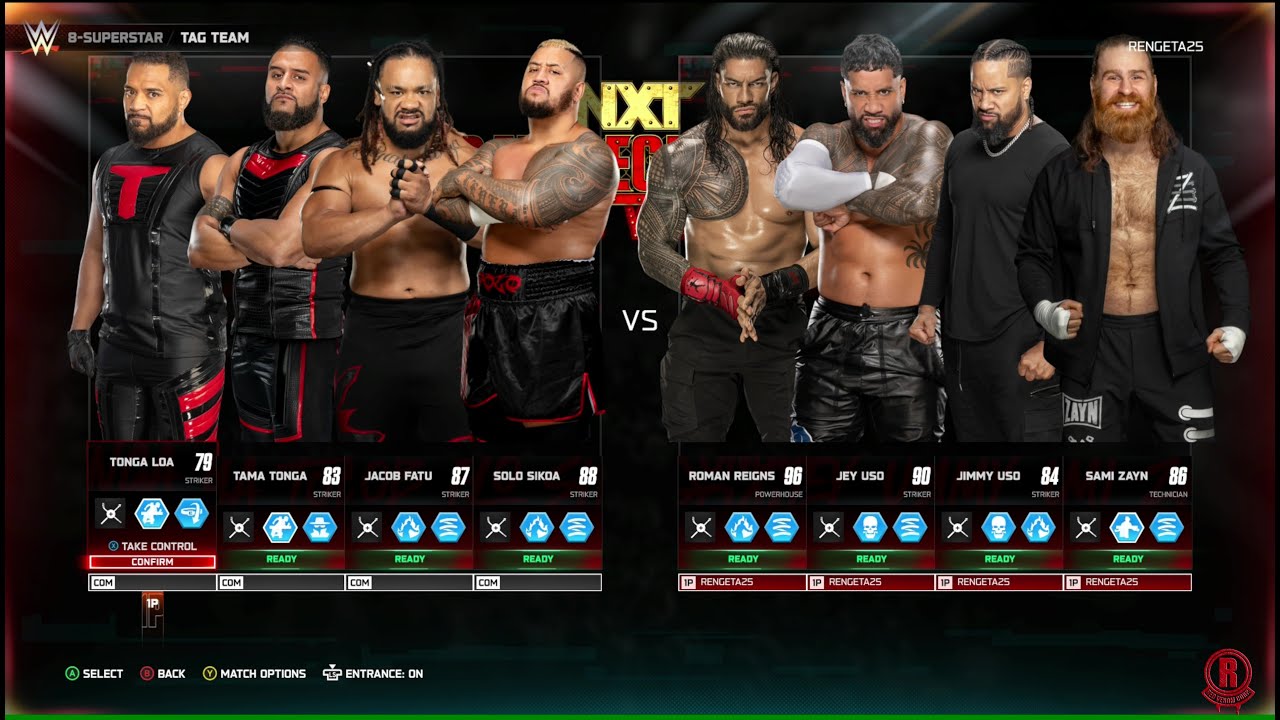 WWE 2K25 - All Characters + DLC (The Bloodline Edition)