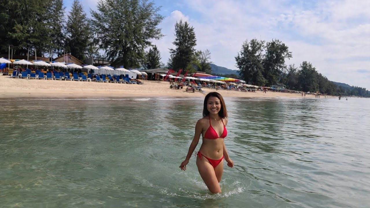 Девушка из Таиланда показывает мне пляж Бангтао на Пхукете, Таиланд 🇹🇭