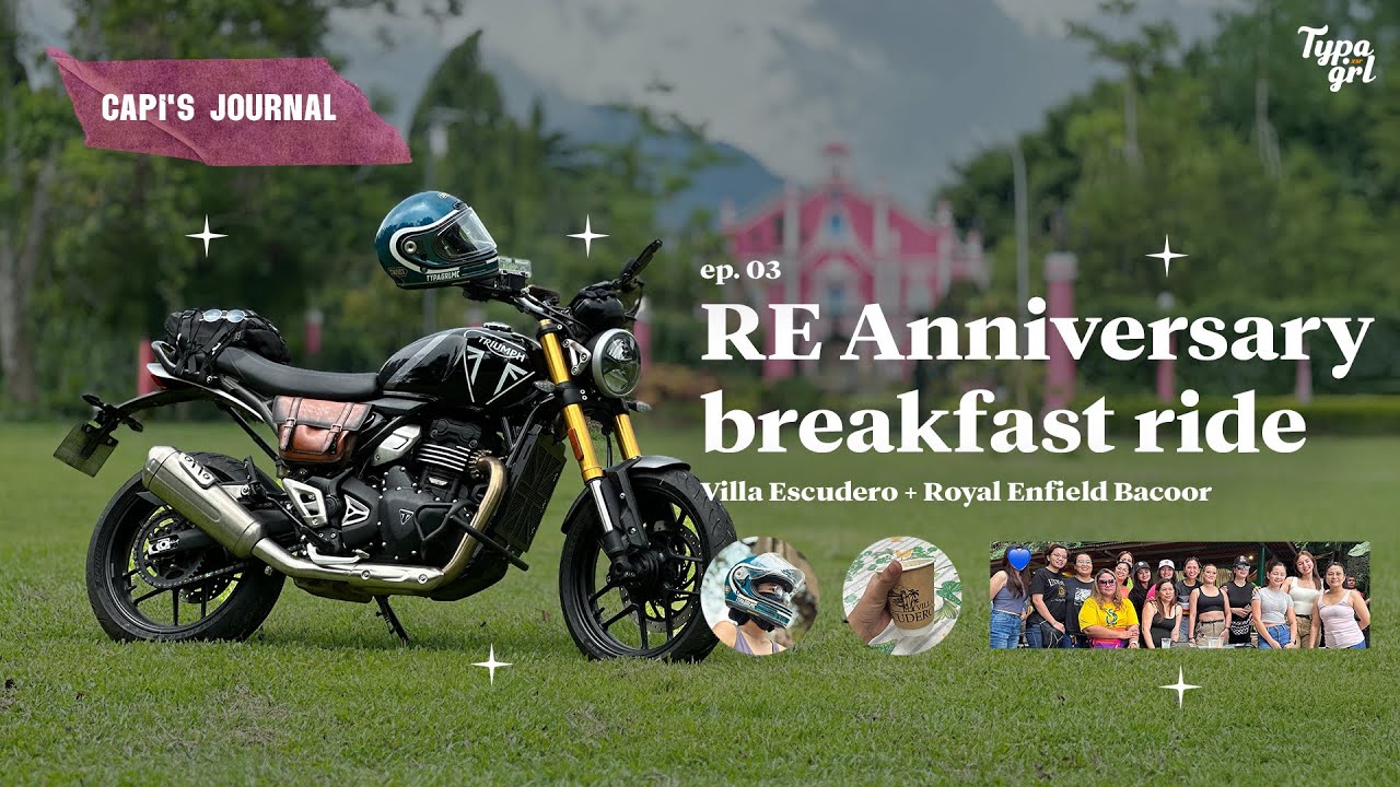 Capi's Journal ep. 03 | RE Bacoor's 2nd Anniversary Breakfast Ride + Street Riding 🏍️