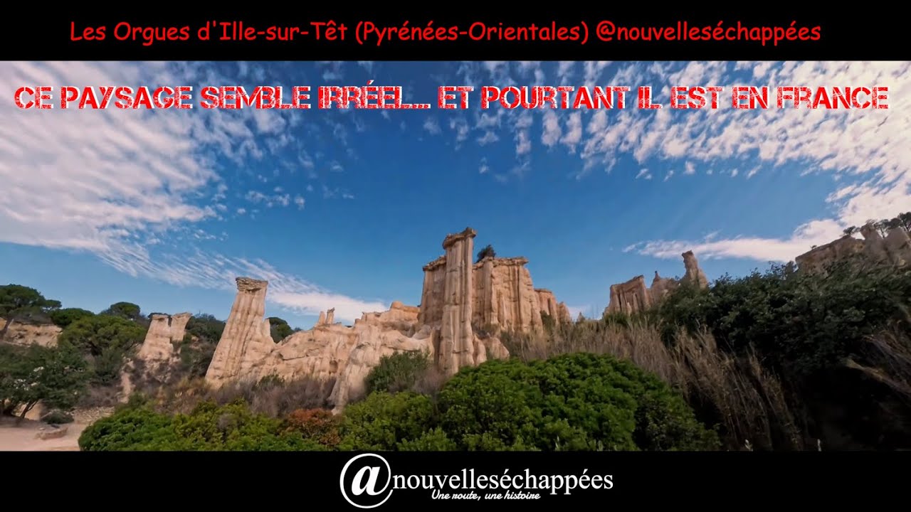 Les Orgues d'Ille-sur-Têt (Pyrénées-Orientales) #nouvellesechappees #campingcar #orguesdillesurtet
