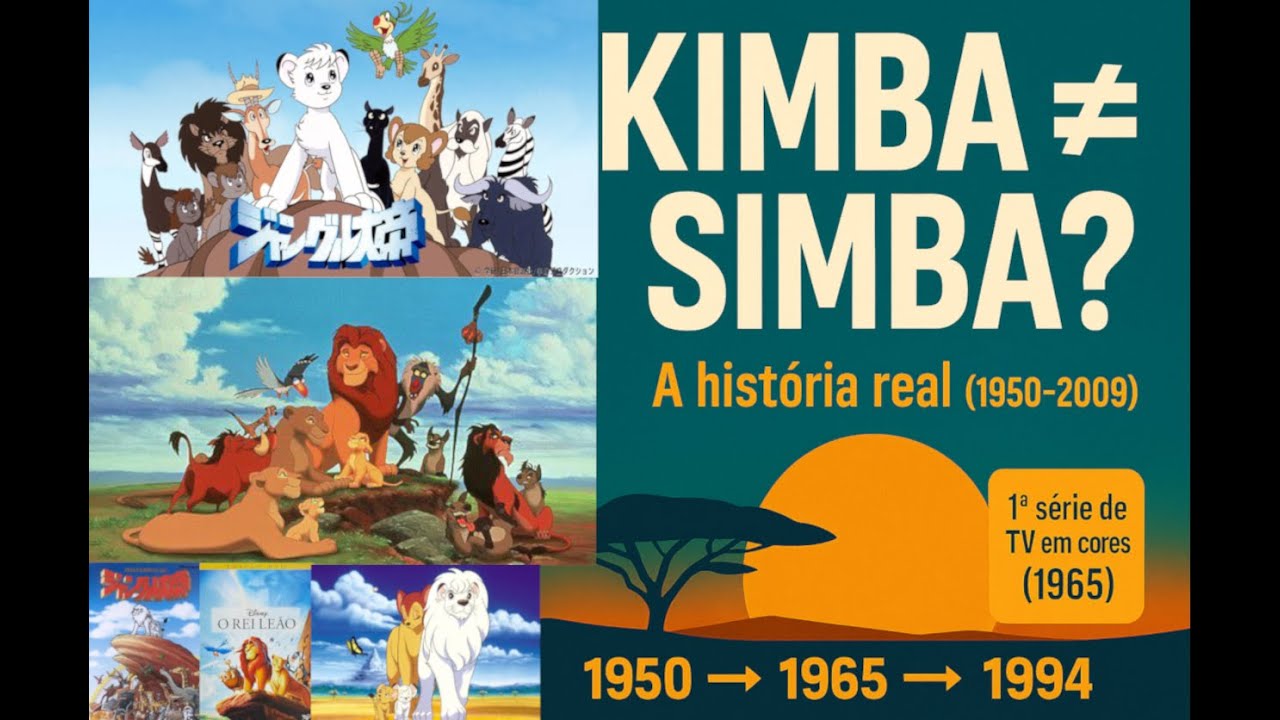 Kimba veio antes de Simba? A história real de Jungle Taitei 1950–2009