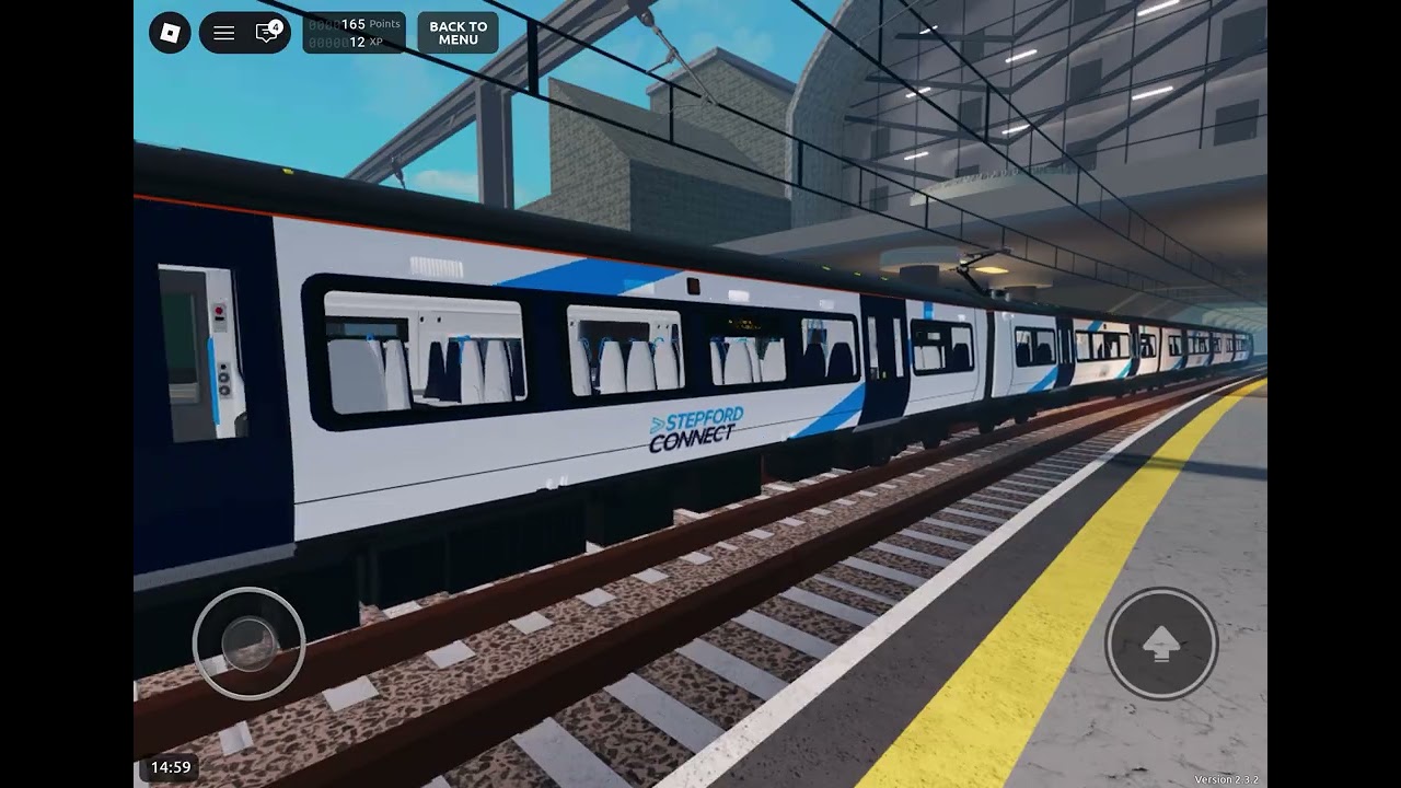Class 377 train connect arrive in stepford Victoria