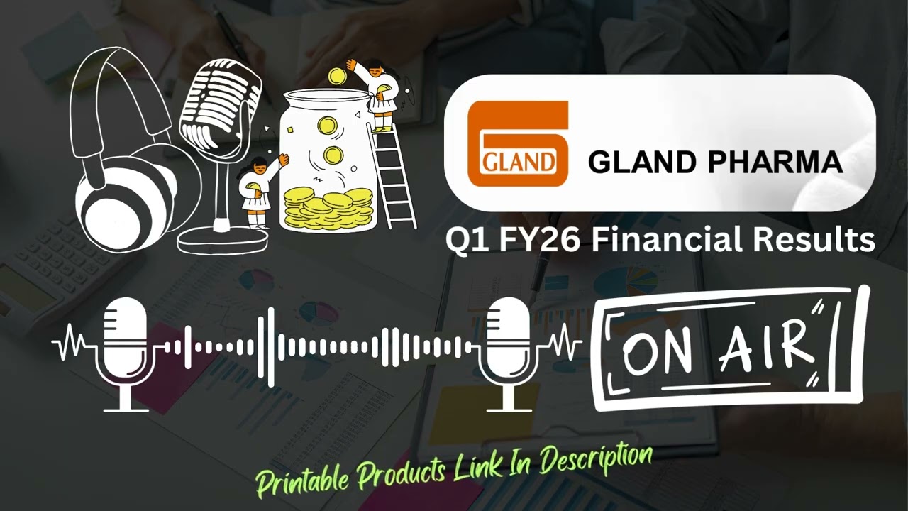 Gland Pharma Q1 FY26 Results | Revenue, Profit & Margin Breakdown | Pharma Sector Update