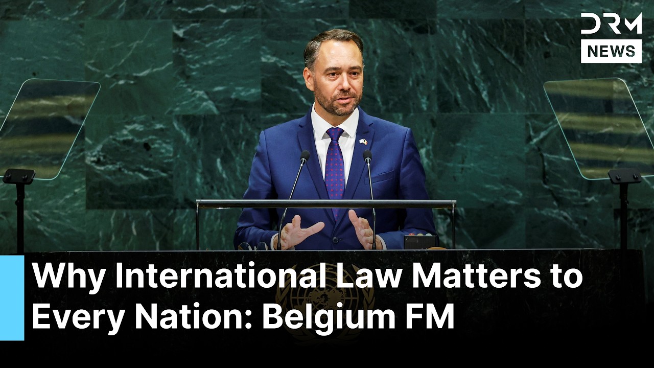FULL: Belgian Deputy PM Delivers Historic Speech on Why Global Rules Protect Every State | AC1G