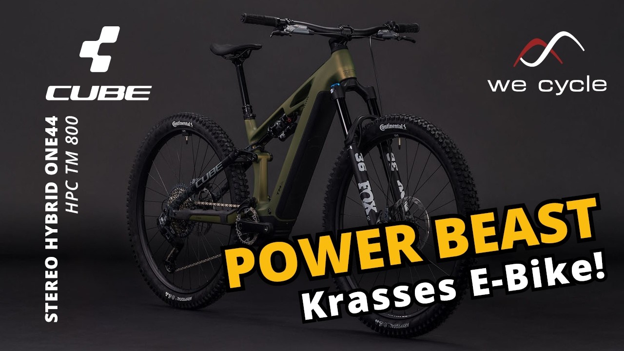 Cube Stereo Hybrid ONE44 HPC TM 800 2026 – Carbon E-MTB mit Bosch Performance Line CX