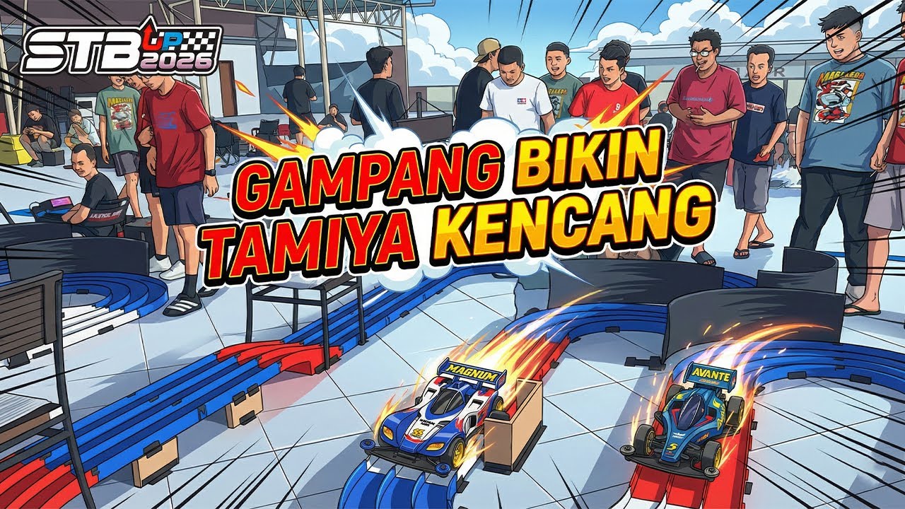 Balapan Tamiya STB UP 2026 Pertama! REV TUNED terlalu OVER POWER! 