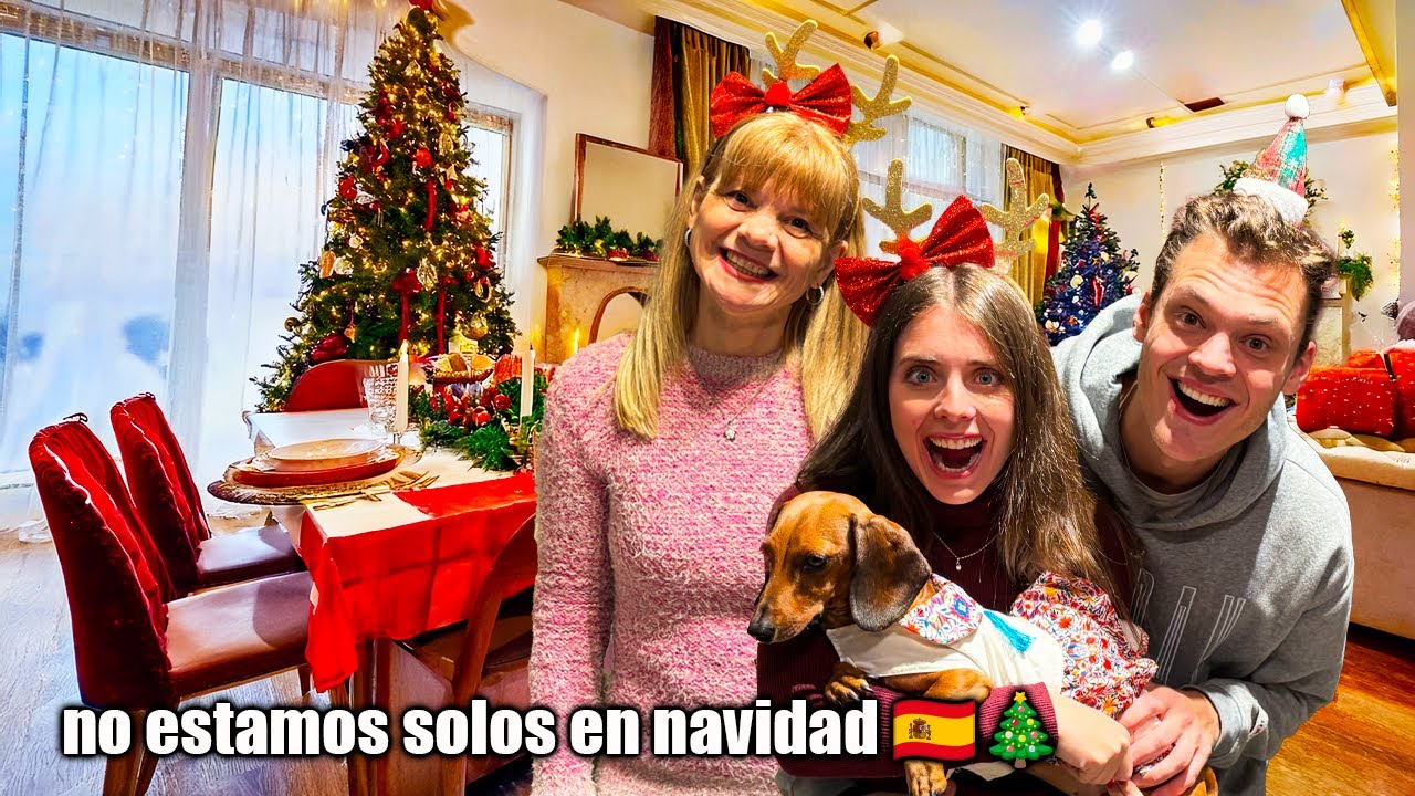 Asi fue nuestra NAVIDAD en MADRID con mi MAM&Aacute; | Primera vez ACOMPA&Ntilde;ADOS desde que EMIGRAMOS 🇦🇷🇪🇸
