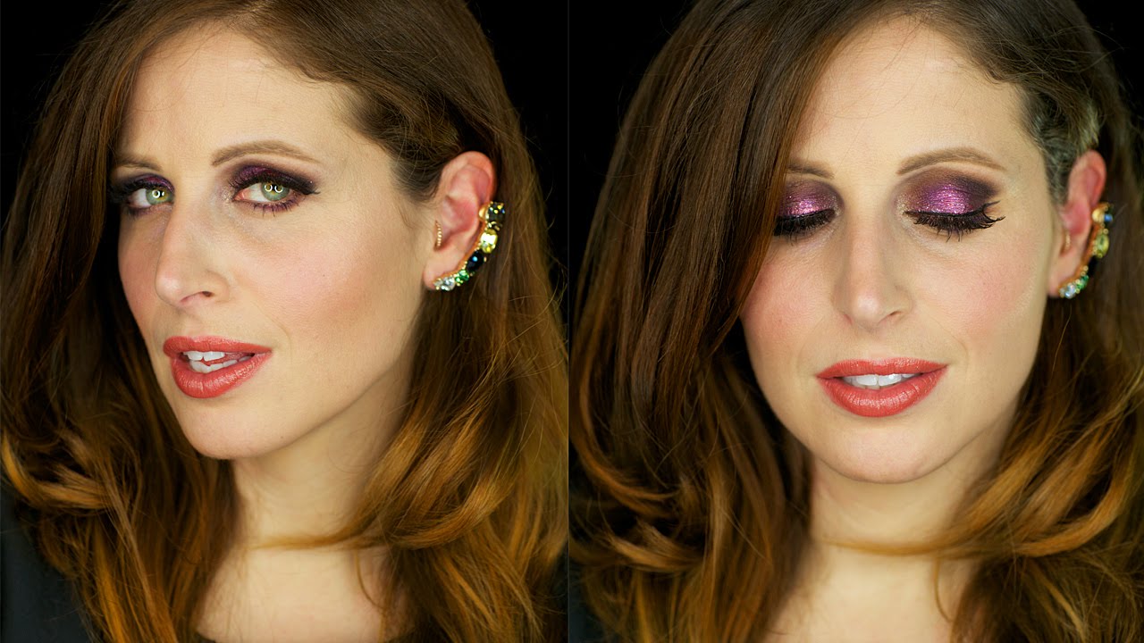 TUTORIAL TRUCCO CAPODANNO VIOLA  SEXY