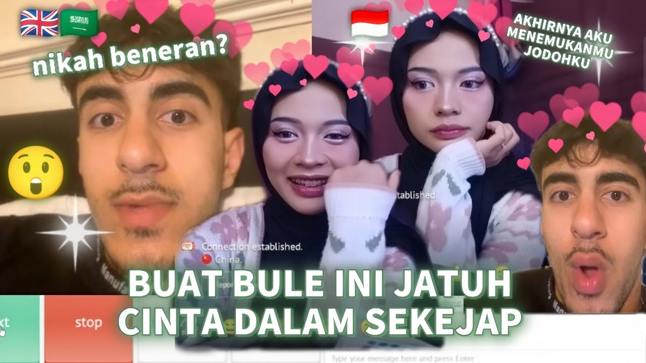 DUTA SALTING BERAKSI KEMBALI BERSAMA BULE GANTENG & HE WANT ME FR...😲🥰 | OME TV | OMEGLE 🇬🇧🇮🇩🇸🇦