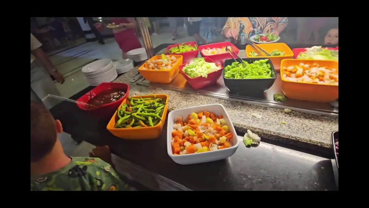 Dinner at Mirage Bay Resort Hurghada | Ужин в отеле Mirage Bay Resort & Aqua Park 🇪🇬