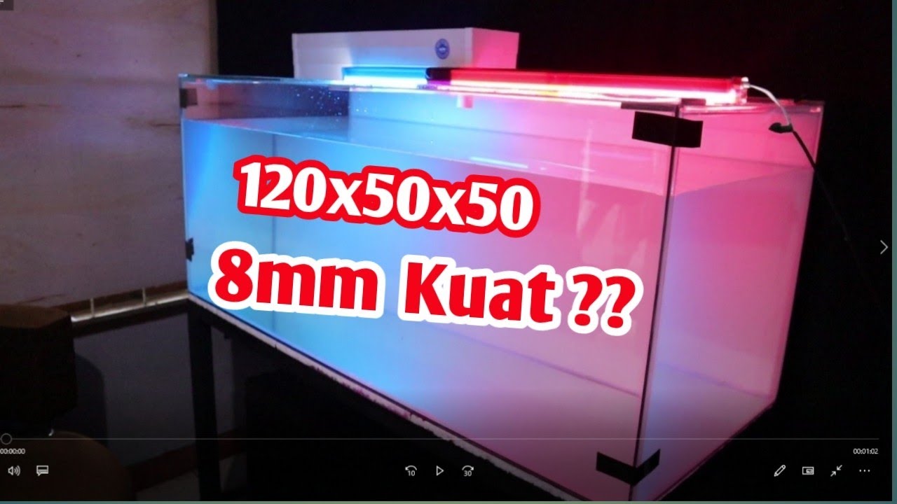 Beli Aquarium dan Rak Holow 120x50x50 8mm // 1jt-an