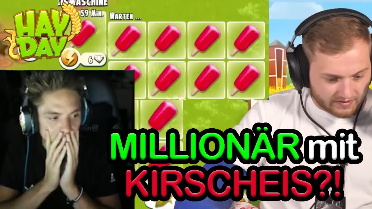 Trymacs mit KIRSCHEIS zum MILLIONÄR?! Reaktion auf @Trymacs Hay Day Video | SyromerB