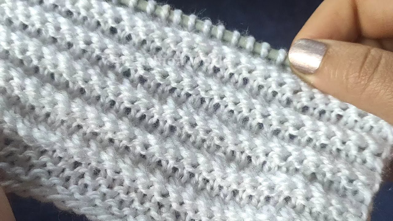 Horizontal knitting pattern/left to right knitting design/ easy knitting by SH Fashion World