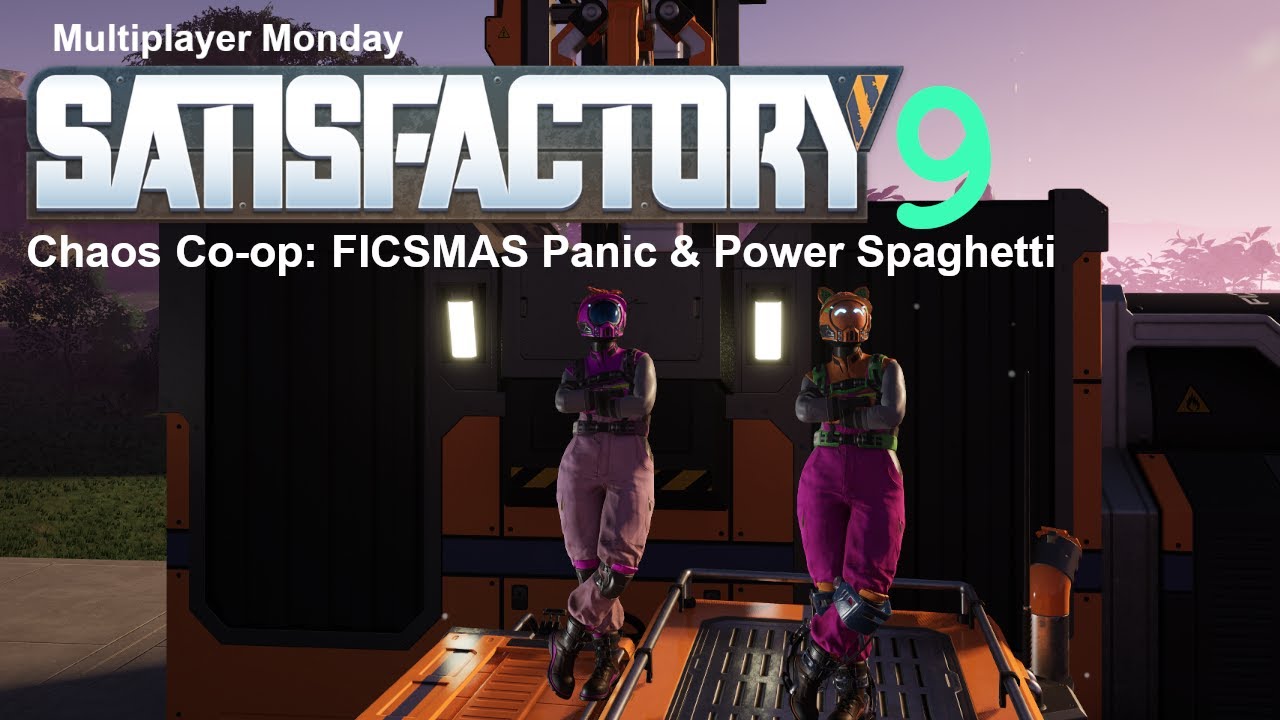 Satisfactory Chaos Co-op Ep 9: FICSMAS Panic, Power Spaghetti & Holiday Shenanigans