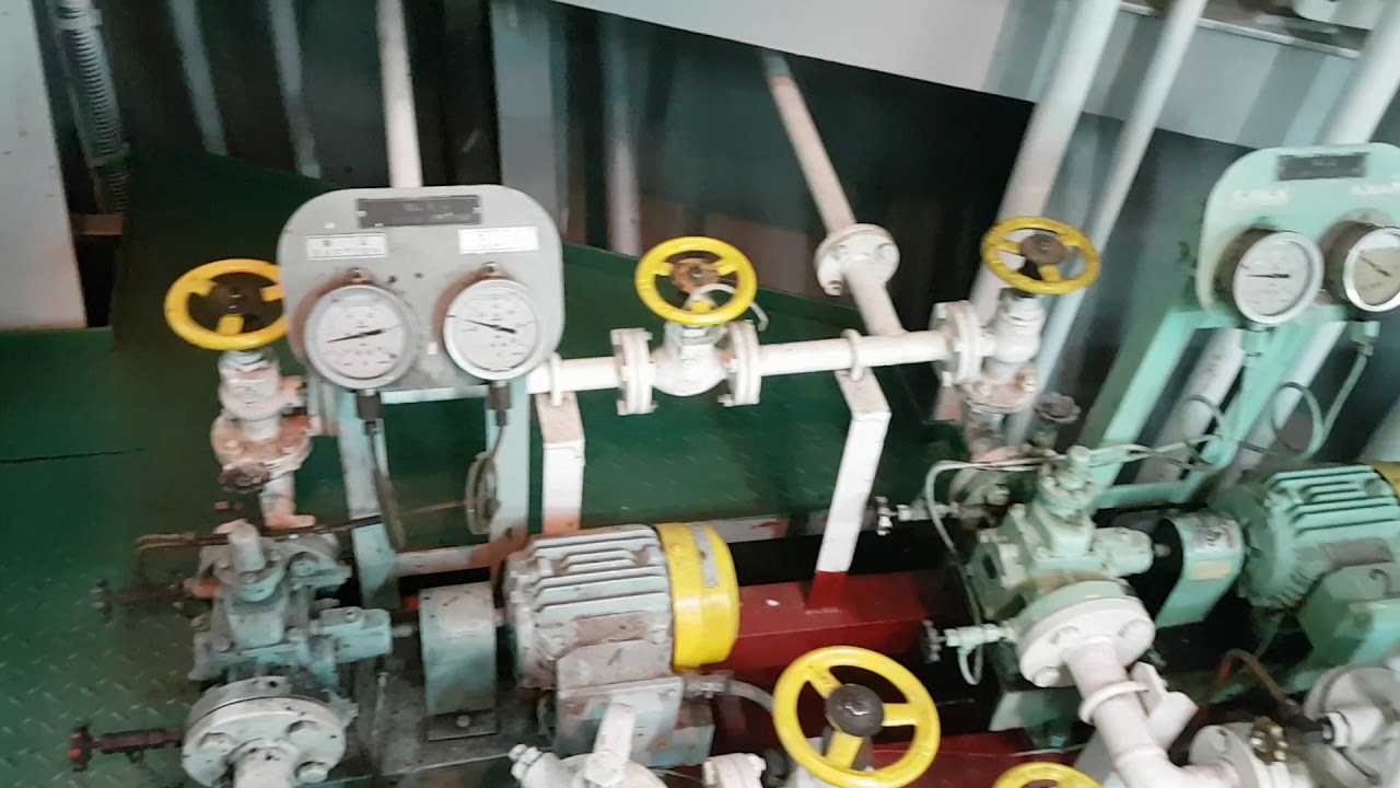 Handymax Bulk carrier engine room tour