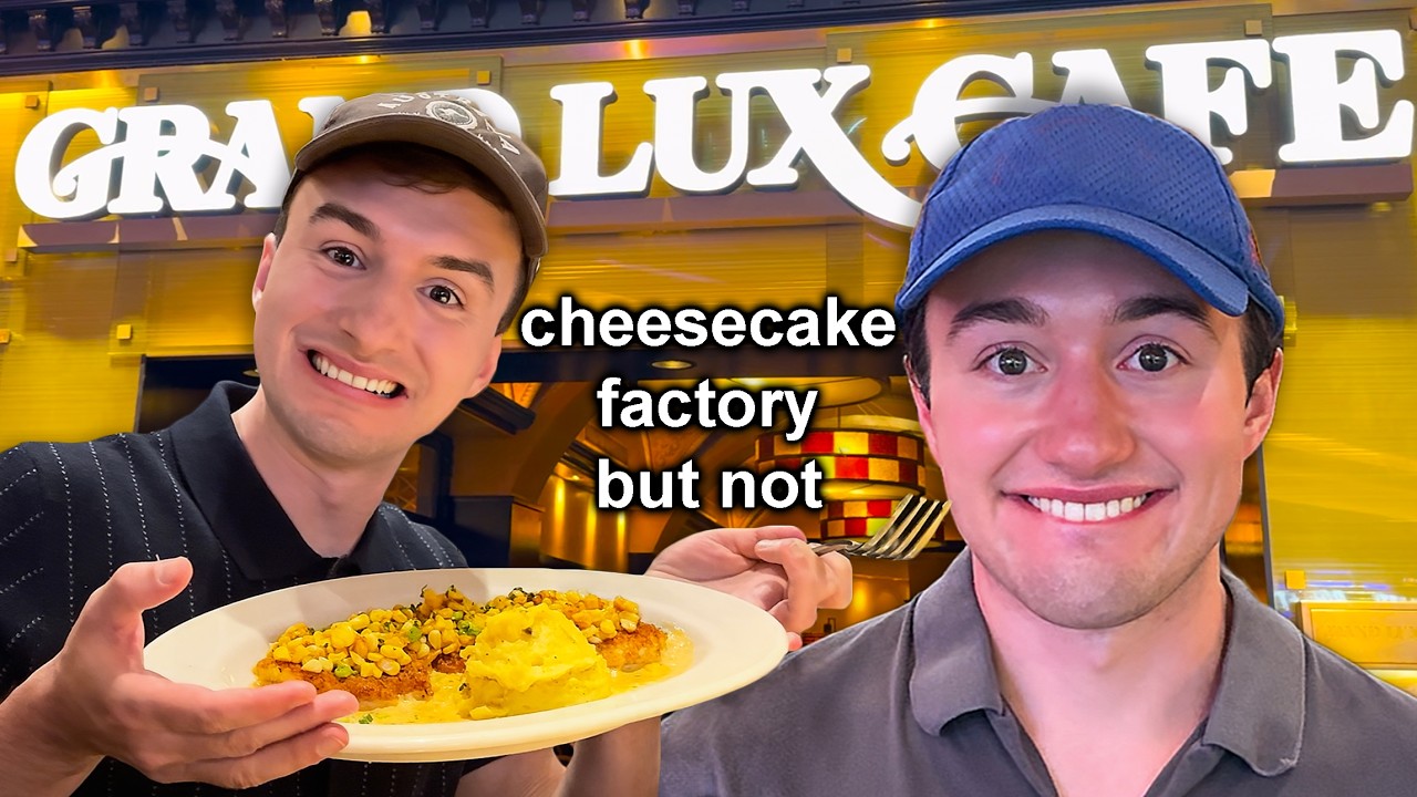 We Tried Cheesecake Factory's Secret Restaurant: Grand Lux Cafe