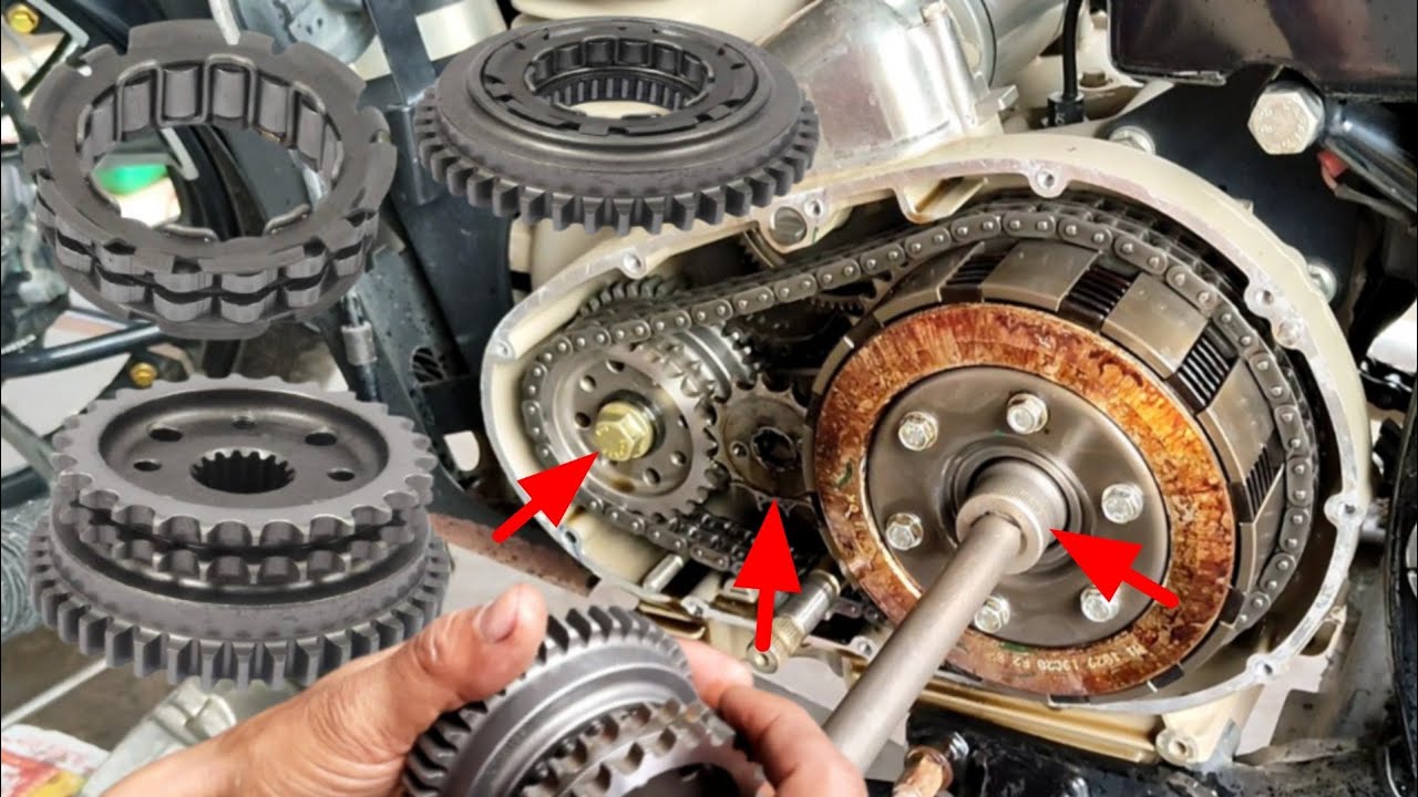 royal Enfield bike self Marne se engine ki sound kharab hone ka reason kya/ one way clutch change
