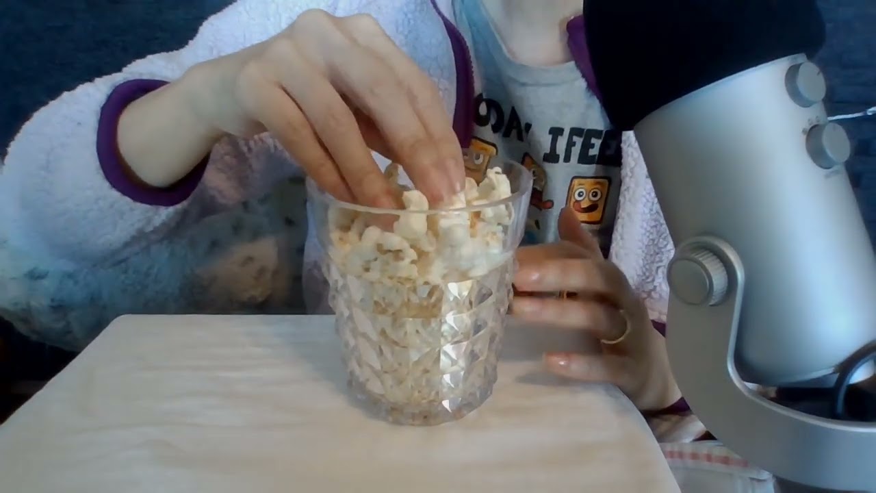 Popcorn ASMR Eating Sounds