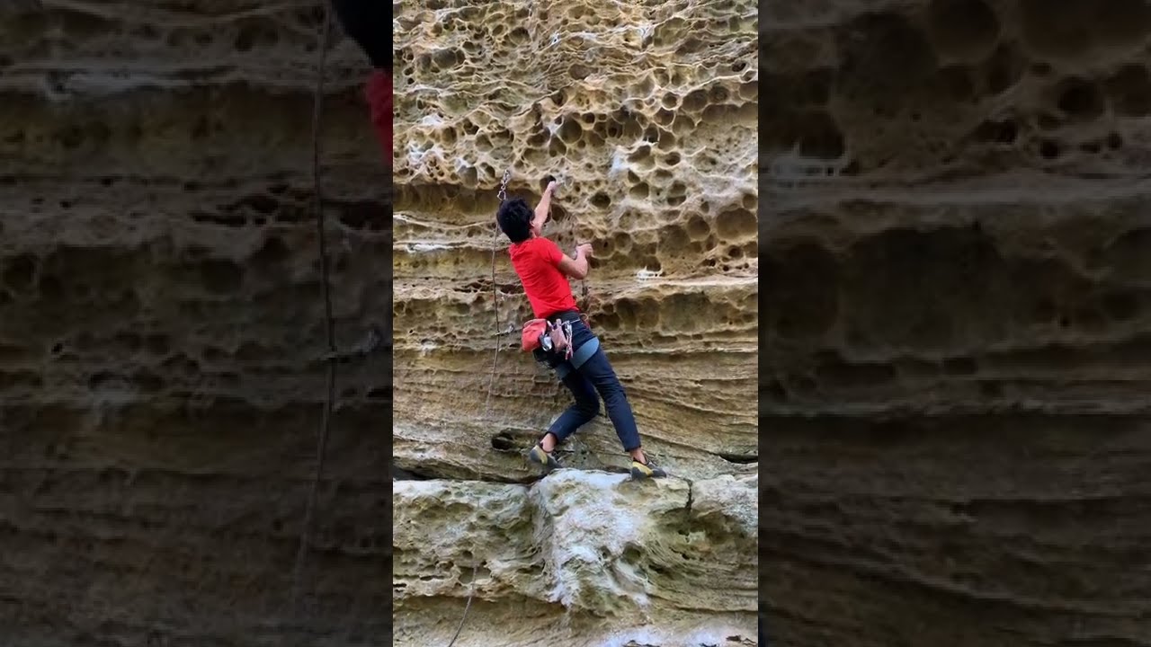 Burlier's Bane 12a (onsight) - Red River Gorge Motherlode climbing
